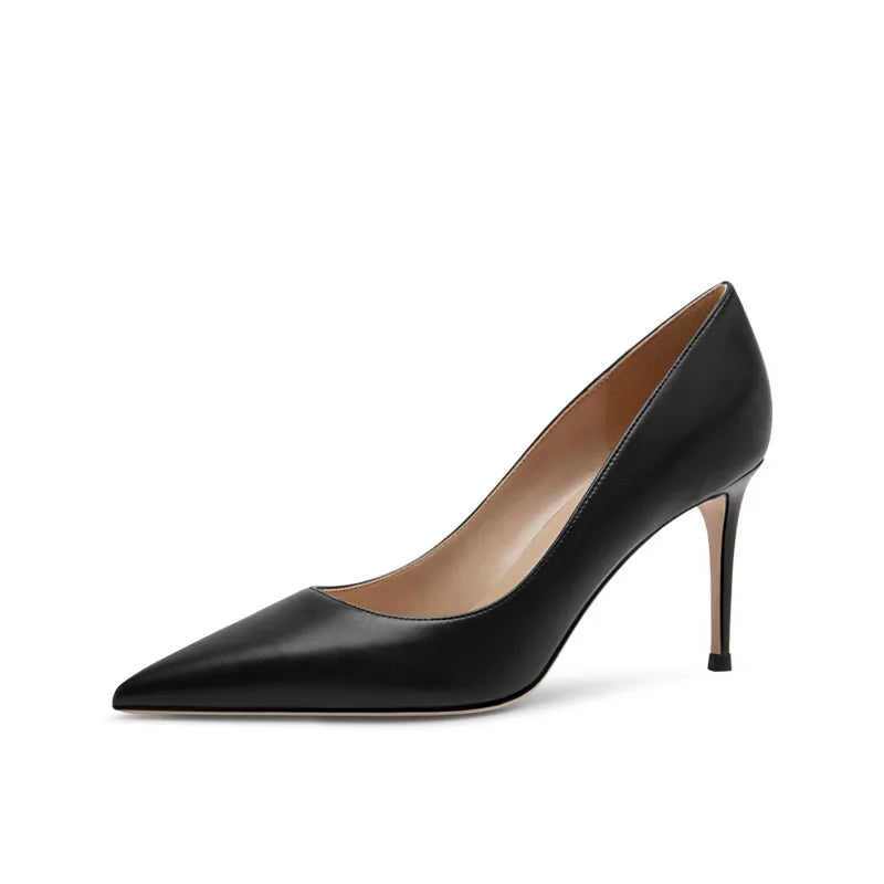 6CM/8CM/10CM Matte Microfiber Leather Talons New Fashion Ladies Pumps Mid High Office Heels