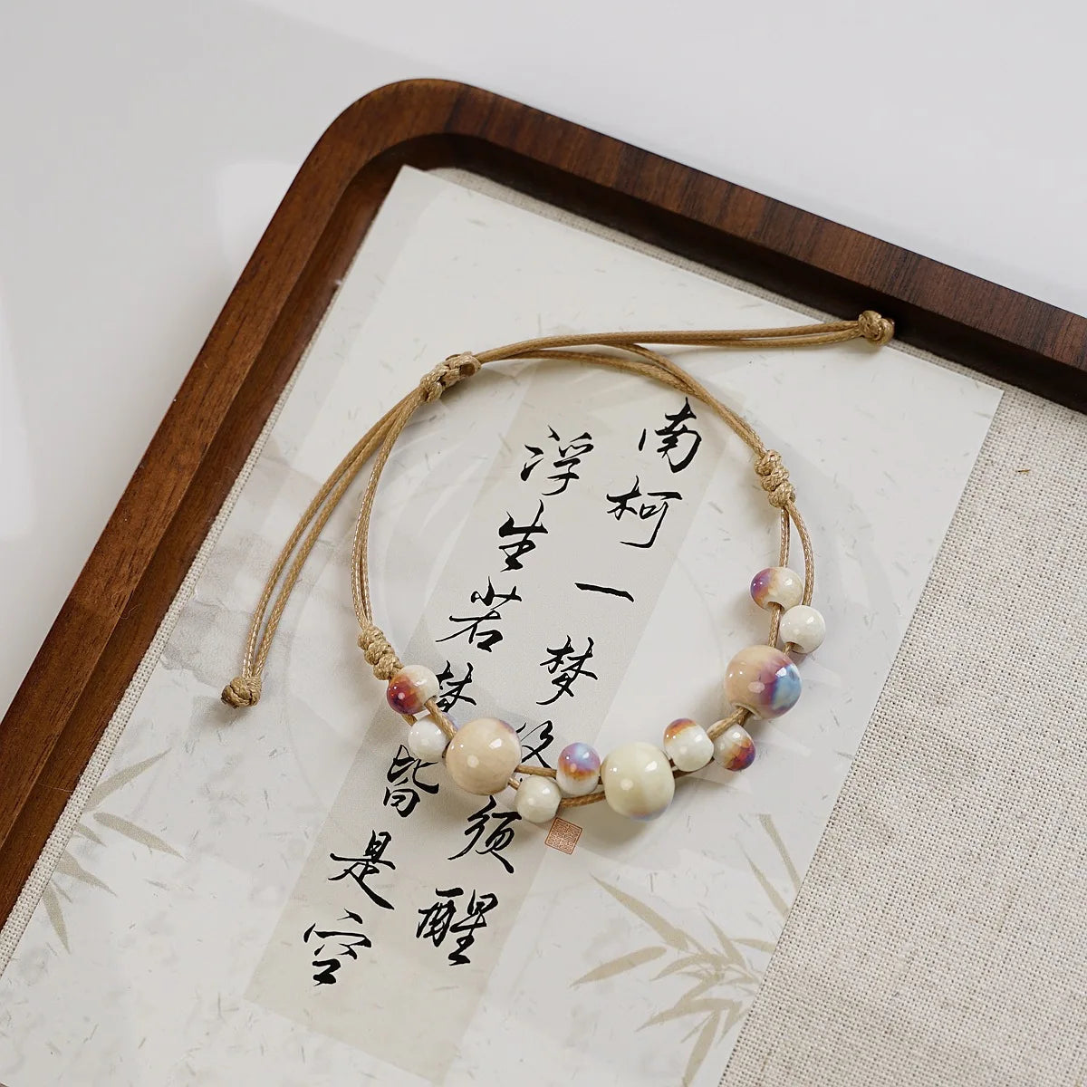 Ceramic Bracelet with Long Lasting Colors Stylish Beaded Wristband for Everyday Wear Party Travel Bracelets Pulseras Бижутерия