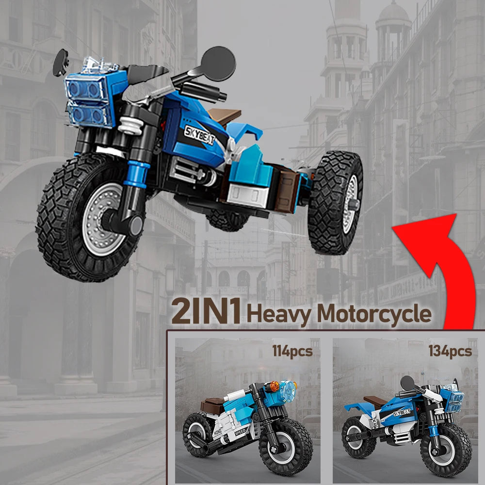 KNEW BUILT Electric Bicycle Scooter Model Mini Building Blocks Adorable & Educational Construction Toys