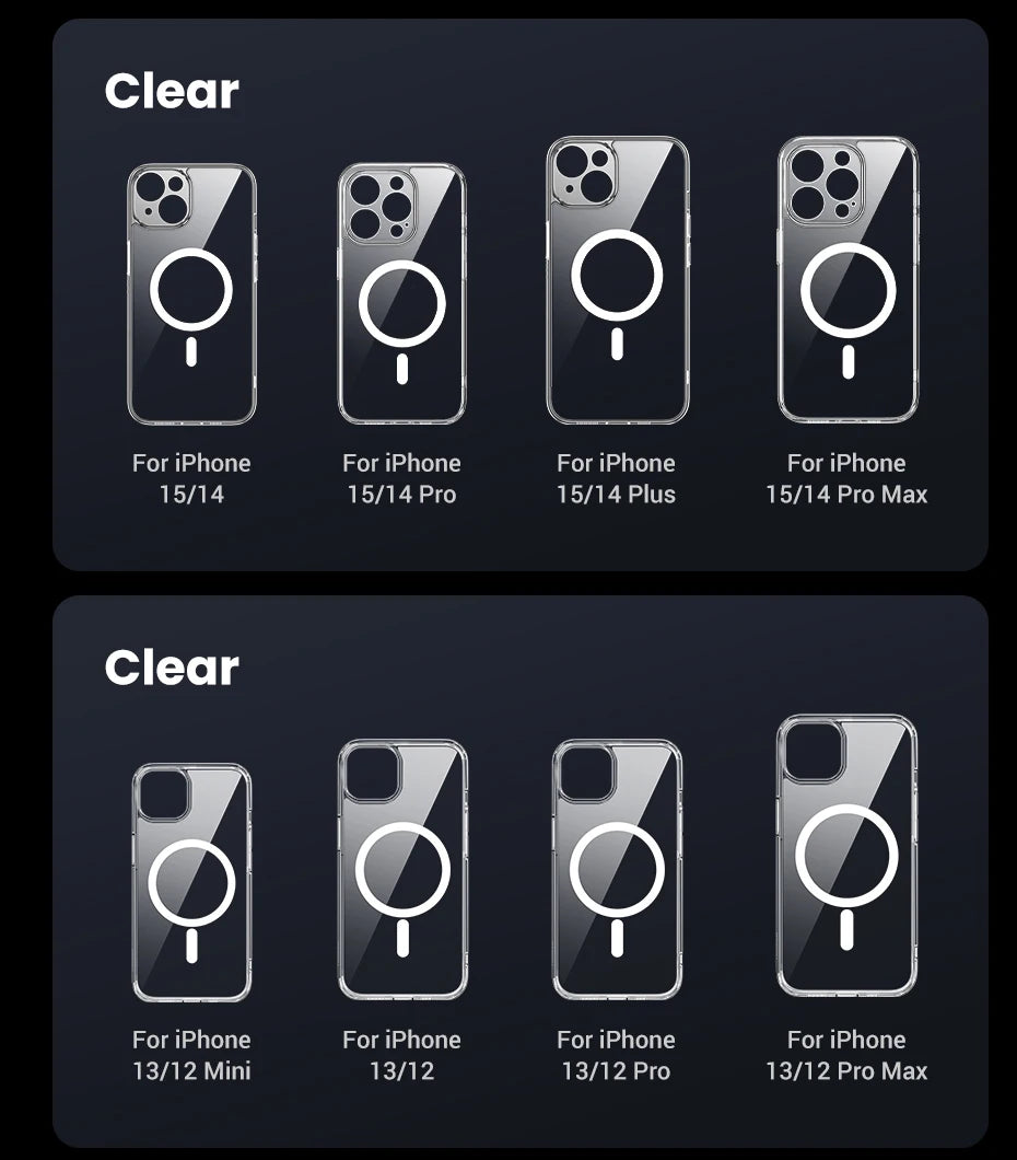 UGREEN Magnetic Case for iPhone 17 Pro Max Case Shockproof Cover for iPhone 17 Pro Max Plus 17pro Macsafe TPU Cases