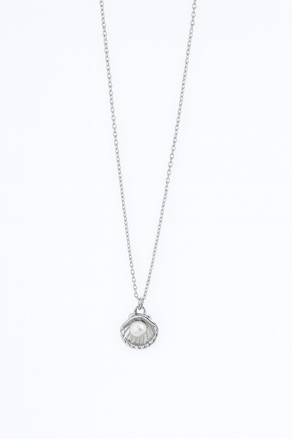 Stainless Steel Silver Oyster Necklace for Women