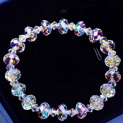 Ins Beaded Simple Flash Bracelet Square/ Crystal Bracelet Exquisite Luxury Fashion Girlfriends NewBracelet Female Fresh Style