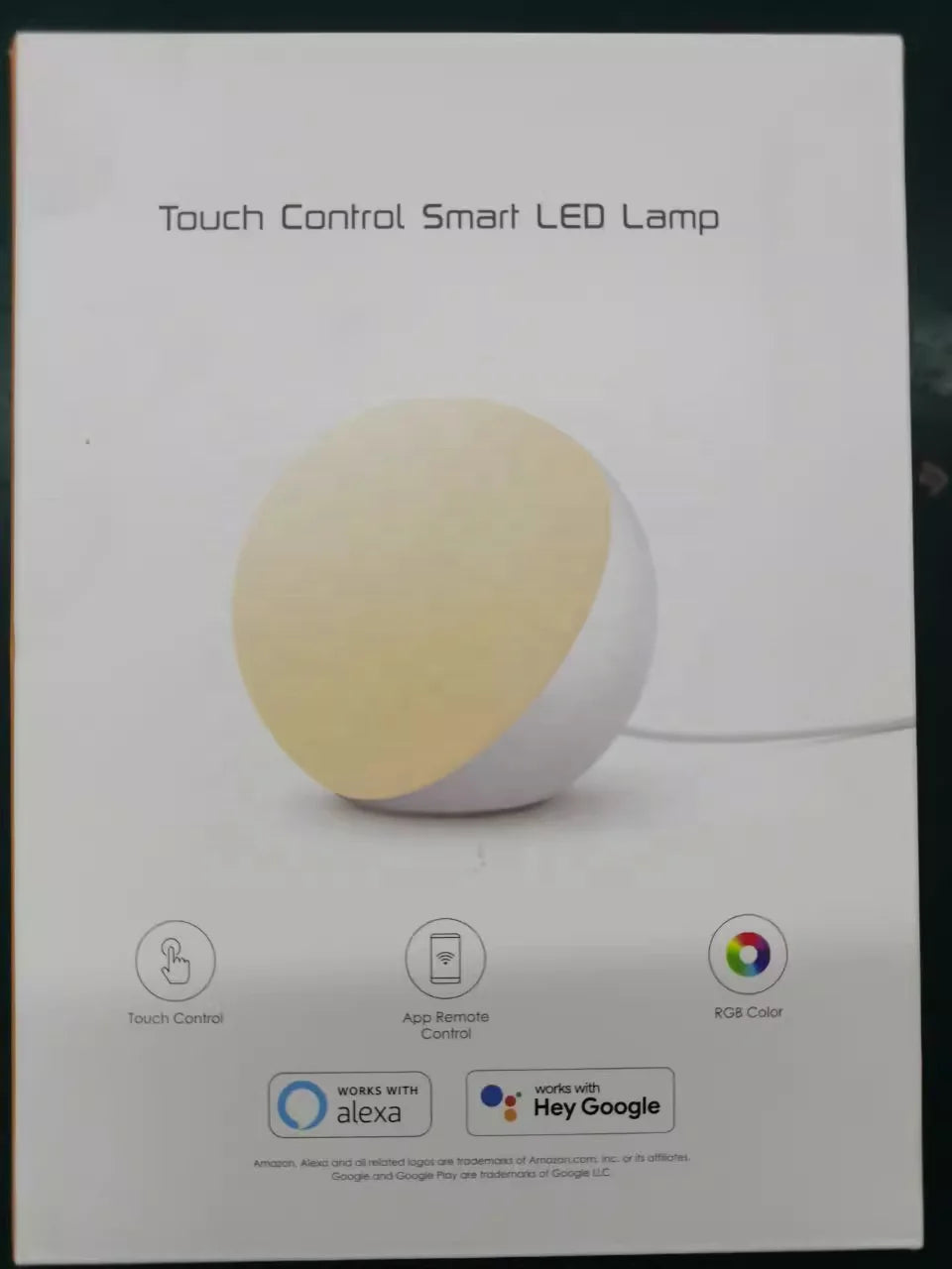 Multicolor and Ball-shaped Smart Lamp Intelligent Graffiti APP Voice Control Eye protection Children Tap Light