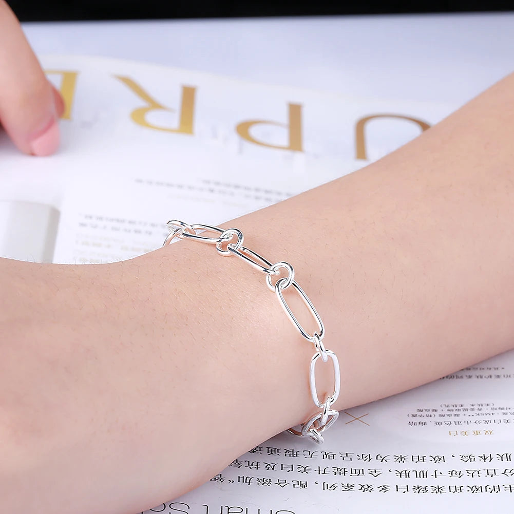 Bracelet For Women Chain 925 Sterling Silver Wedding Gift Party Fashion Luxury Jewelry 2021 Jewelry Christmas Gifts GaaBou