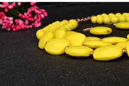 UDDEIN African Beads Jewelry Sets Multi layer Nigerian Wedding Indian Jewelry Sets Luxury Statement Choker Necklace Jewellery