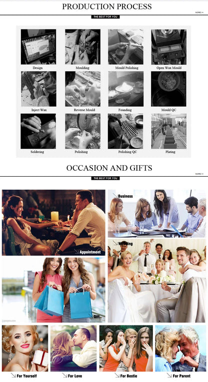 2 Piece Jewellery Set Exquisite Luxury Ladies Necklace Earrings Dress Party Wedding Bridal Hundred Stunning Accessories M-371