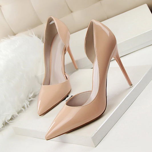 New Fashion Famal Women's Stiletto High Heels Lightweight Comfortable Slip-On Closure Soft for Summer Autumn Weddings Parties