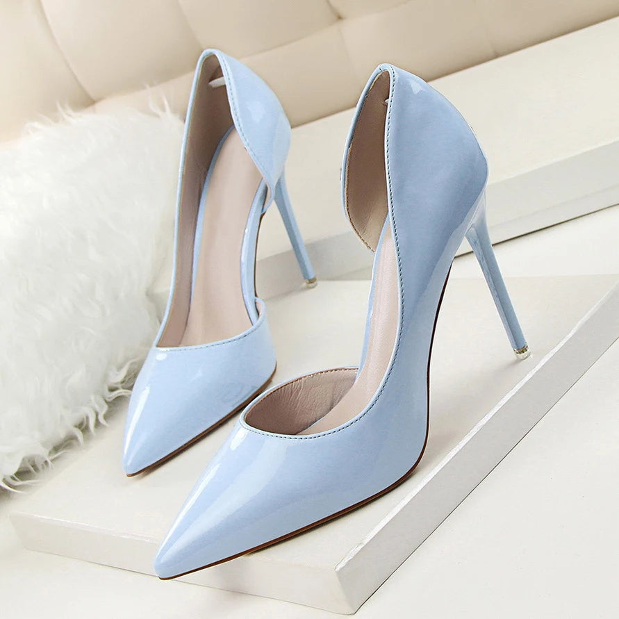 New Fashion Famal Women's Stiletto High Heels Lightweight Comfortable Slip-On Closure Soft for Summer Autumn Weddings Parties