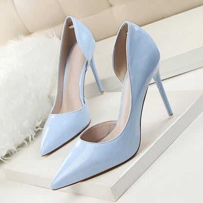 New Fashion Famal Women's Stiletto High Heels Lightweight Comfortable Slip-On Closure Soft for Summer Autumn Weddings Parties