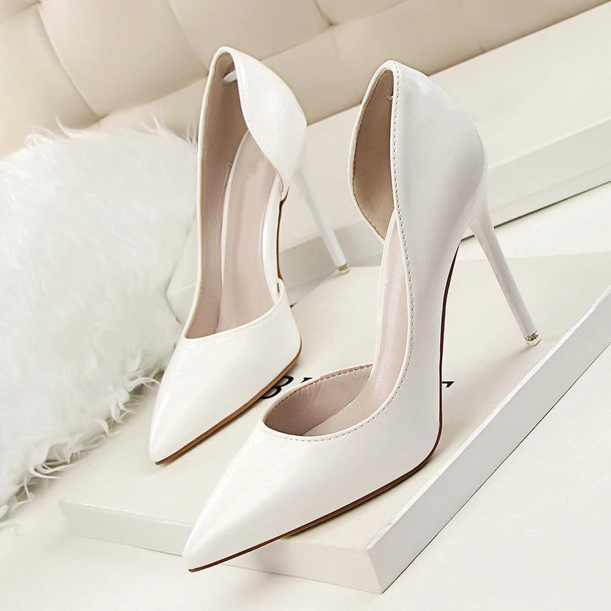 New Fashion Famal Women's Stiletto High Heels Lightweight Comfortable Slip-On Closure Soft for Summer Autumn Weddings Parties
