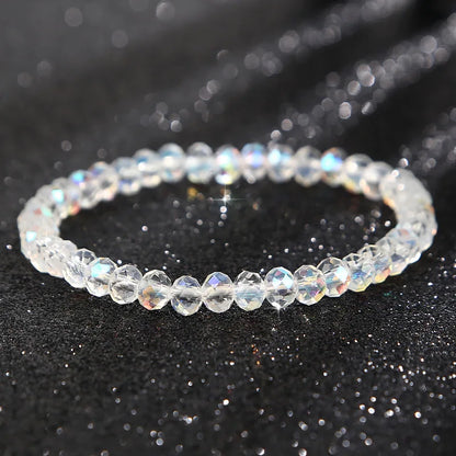 Ins Beaded Simple Flash Bracelet Square/ Crystal Bracelet Exquisite Luxury Fashion Girlfriends NewBracelet Female Fresh Style