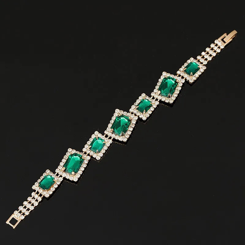 YFJEWE New Fashion Women Charm Bracelets & Bangles Best Sell Wholesale Crystal Jewelry For Dress  Wedding Christmas Gifts B008