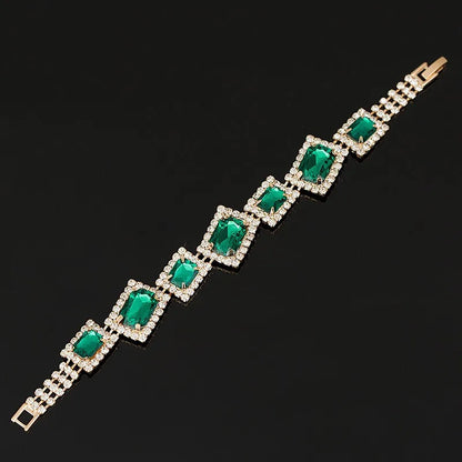 YFJEWE New Fashion Women Charm Bracelets & Bangles Best Sell Wholesale Crystal Jewelry For Dress  Wedding Christmas Gifts B008