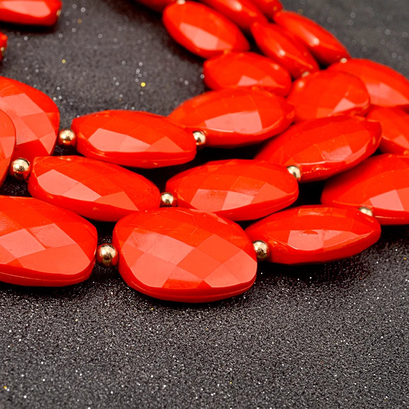 UDDEIN African Beads Jewelry Sets Multi layer Nigerian Wedding Indian Jewelry Sets Luxury Statement Choker Necklace Jewellery