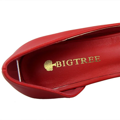 Soft PU Leather Show Thin Women Pumps Shallow Spring High Heels Pointed Toe Side Cut-Outs Ladies Party Shoes Office Fashion