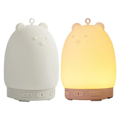 OEM ODM Portable RGB Lighting Night Light Speakers White Noise Machine Wireless for 5.3 Music Player Animal Design Mobile