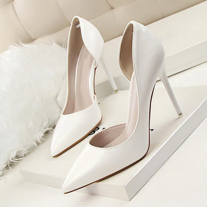 New Fashion Famal Women's Stiletto High Heels Lightweight Comfortable Slip-On Closure Soft for Summer Autumn Weddings Parties