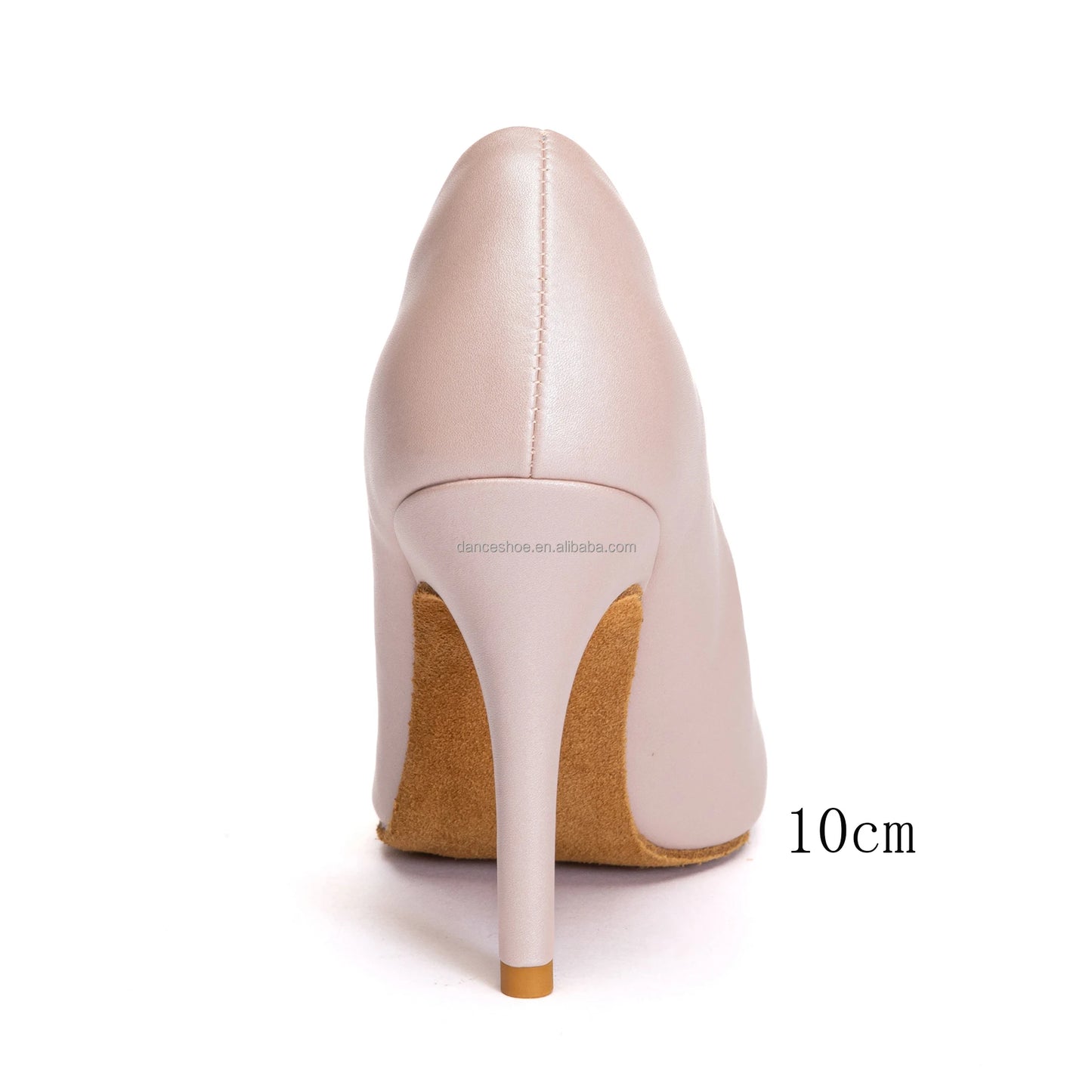 LUOQIAO L659 Women's Pink Super-Fine Microfiber Leather Pump High Heels Latin/Jazz Dance Shoes Party Performance Beginners 10cm