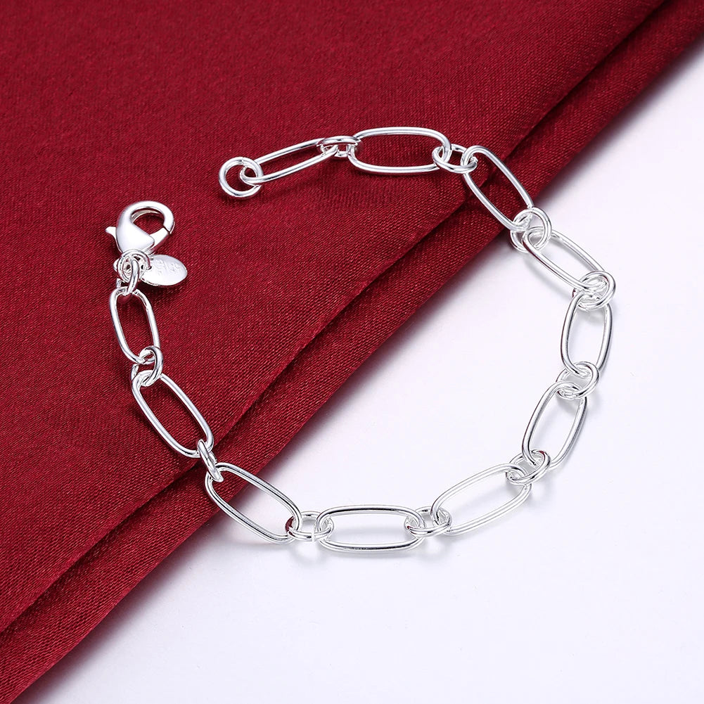Bracelet For Women Chain 925 Sterling Silver Wedding Gift Party Fashion Luxury Jewelry 2021 Jewelry Christmas Gifts GaaBou