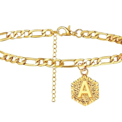 A 26-Letter Anklet, Fashionable And Simple, Suitable For Beach Parties And As A Back-To-School Gift For Friends