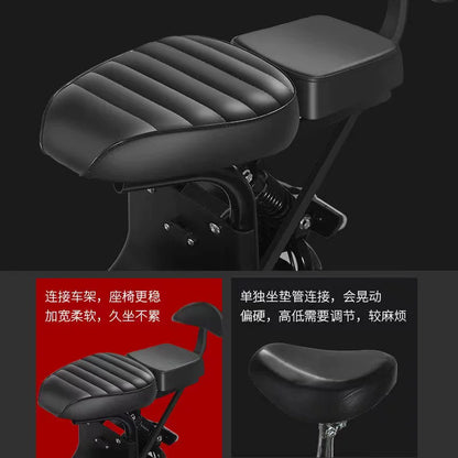 Electric Tricycle, Small Mini Folding Scooter, Adult Girls Pick Up and Drop Off Children, New Son Battery Car