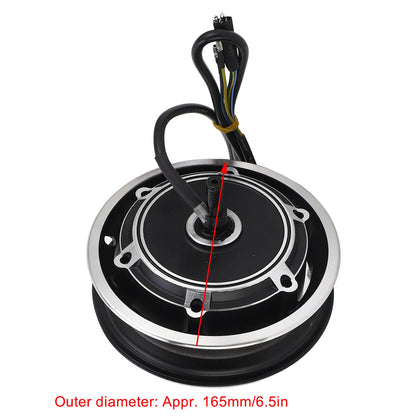 Electric Scooter Hub Motor 48V 1000W Electric Bike Brushless Disc Brake Hub Motor for 10 Inch Outer Tire