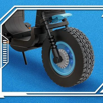 KNEW BUILT Electric Bicycle Scooter Model Mini Building Blocks Adorable & Educational Construction Toys