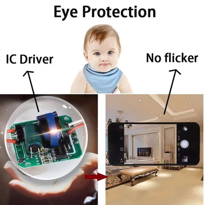 1PC 220V LED Bulb E27 Base Household Energy Saving Lamp 20W 30W 40W 60W 100W Indoor Lighting Flying Saucer Light Ampoule E27