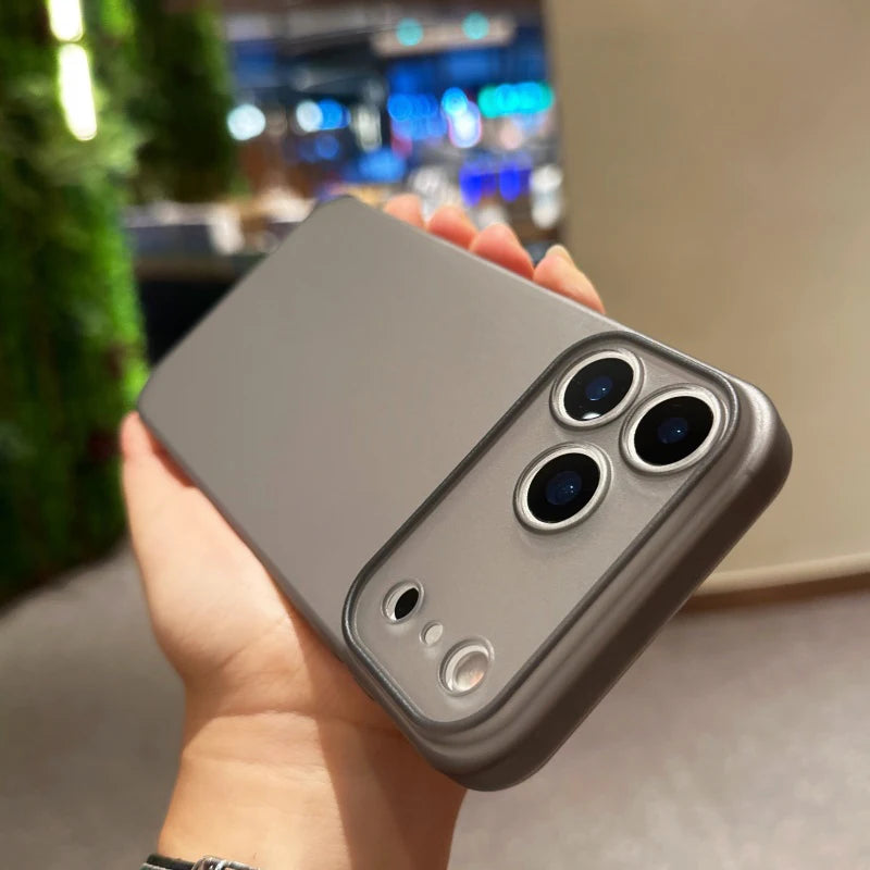 0.3mm Ultra Thin Case For iPhone 17 Pro Max 17Air Matte Transparent Back Cover Shell For iPhone17 Air 17Pro ProMax Slim Orange