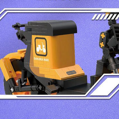 KNEW BUILT Electric Bicycle Scooter Model Mini Building Blocks Adorable & Educational Construction Toys