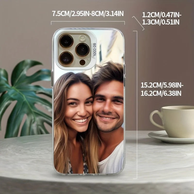 For iPhone 17 16 15 14 13 12 11 Pro Max Mini SE 2020 2022 XS XR 7 8 Plus DIY photo design customized case IMD Shockproof Cover