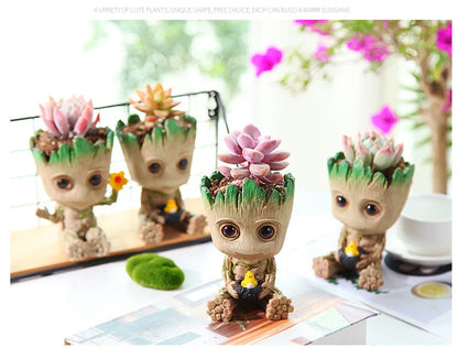 Home Decoration Crafts Miniature Model Office Desktop Display Cartoon Groot Figurines Handicrafts Decor Tree Man Ornament 5CM
