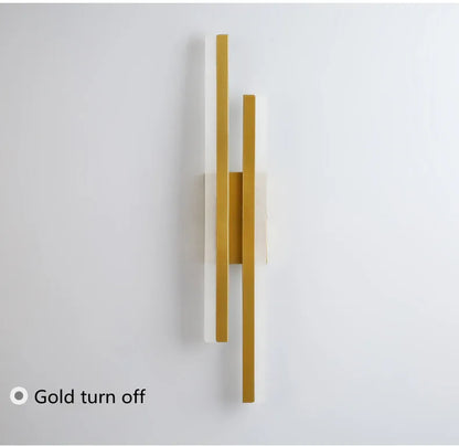 LED Bedroom Wall Lamp Wall Sconces Copper Line Pipe Acrylic Lampshade Indoor Lighting for Living Room Corridor Light Fixture