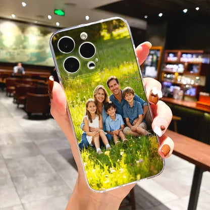 For iPhone 17 16 16e 15 14 13 12 11 Pro Max Mini SE 2020 2022 XS XR 6 7 8 Plus Air DIY Customized Photo TPU Soft Case Back Cover