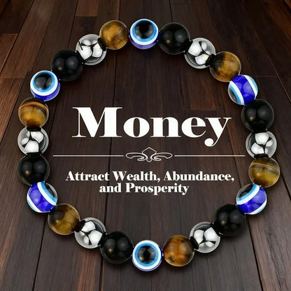 Natural Stone Beads Bracelet For Women Men Amethysts Crystal Quartzs Agate Tiger Eye Elastic Bangles Reiki Healling Jewelry Gift