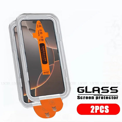 4/3/2/1Pcs For iPhone 17 Pro Max Glass iPhone 17 Pro Tempered Glass Dust Free 9H Full Cover Glue Screen Protector iPhone 17 Air