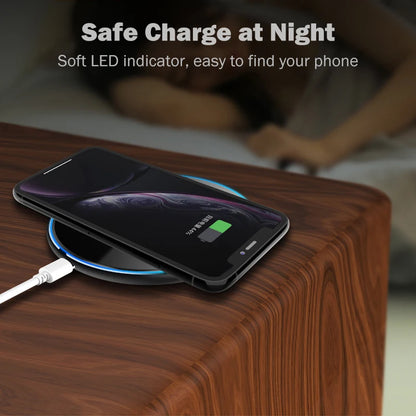 Wireless charger suitable for Motorola Edge 40 50 Pro 30 Ultra 50 Neo Moto Edge 2023 2024 15W fast charging, with USB cable