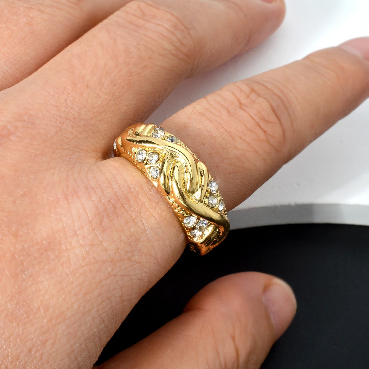 Dubai 18K Gold Plated Jewelry Set Women Luxurious Necklace Earrings Bracelet Ring 4pcs Bride Wedding Party Jewelry Set Gift