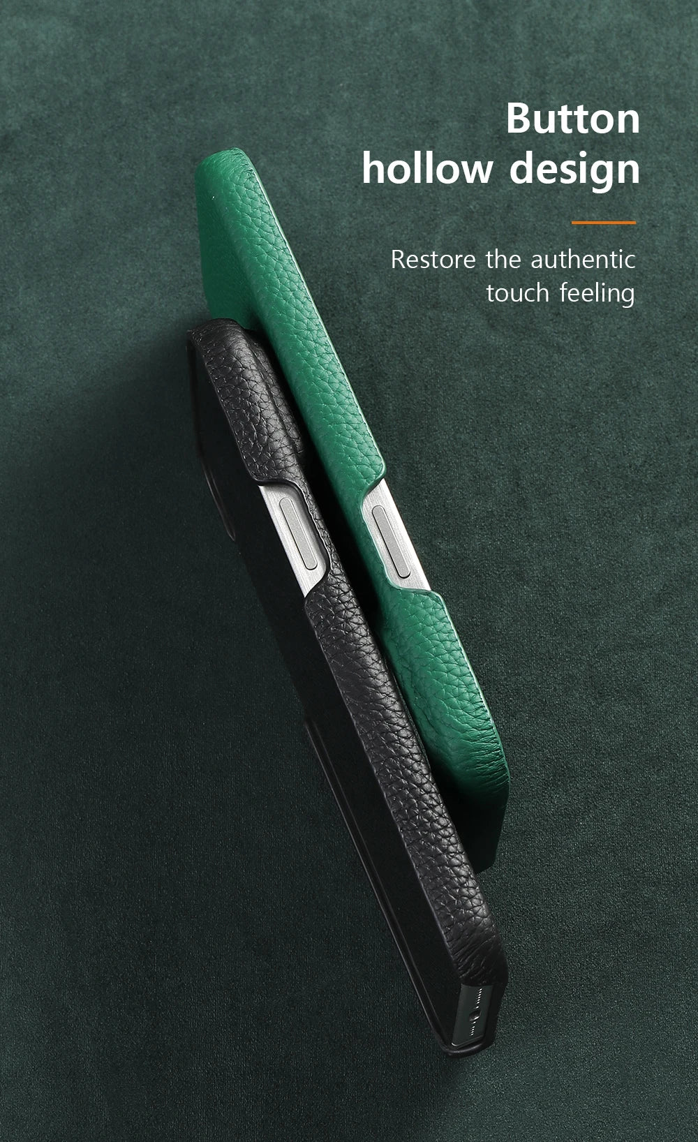 for Magsafe Case for iPhone 17 15 16 Pro Max Air 17Pro Natural Cowhide Lychee Leather Magnetic Protector Luxury Phone Back Cover