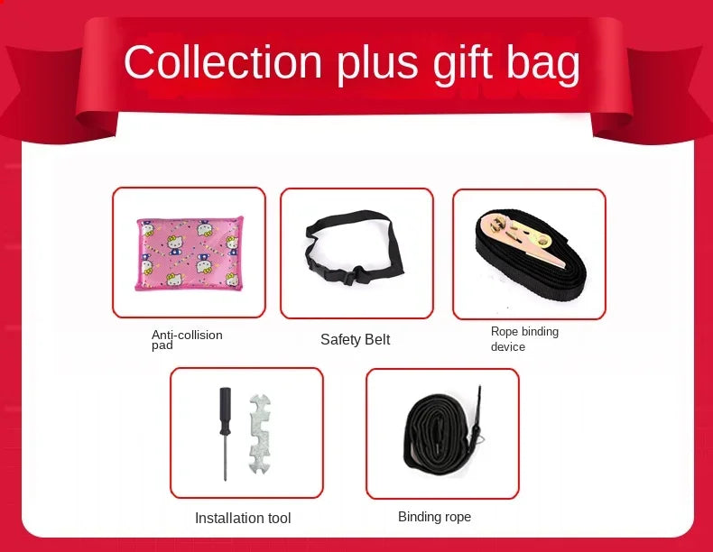 Electric vehicle front child seat electric scooter baby safety seat/electric motorcycle shock absorber stool motorcycle seat