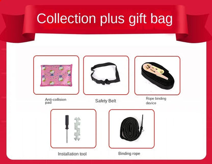 Electric vehicle front child seat electric scooter baby safety seat/electric motorcycle shock absorber stool motorcycle seat