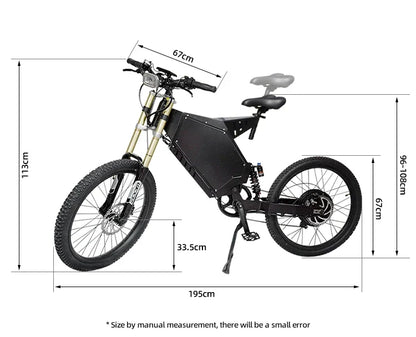Newest Electric Bike 72v  8000W Enduro Ebike Hottest in 2023 with Samsng Cells 100km/h High Speed Electric Bike