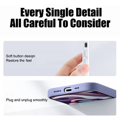 For iPhone 17 Pro Max Case Upgrade Phone Case For iPhone 11 12 13 14 15 16 Pro Max Plus Air Cases Shockproof Cover Accessories