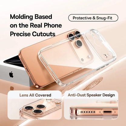 Baseus Clear TPU Case for iPhone 17 16 15 14 13 12 11 Pro Max Plus Air Soft Transparent Phone Cover Soft Thin Protective Case