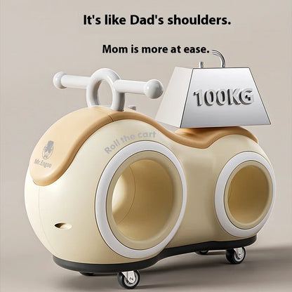 New Children's Riding Toy Peanut Bike Sliding Style 1-3 Year Old Baby Bike Non Pedal Yo Bike Children's Bike Sliding Bike Gift