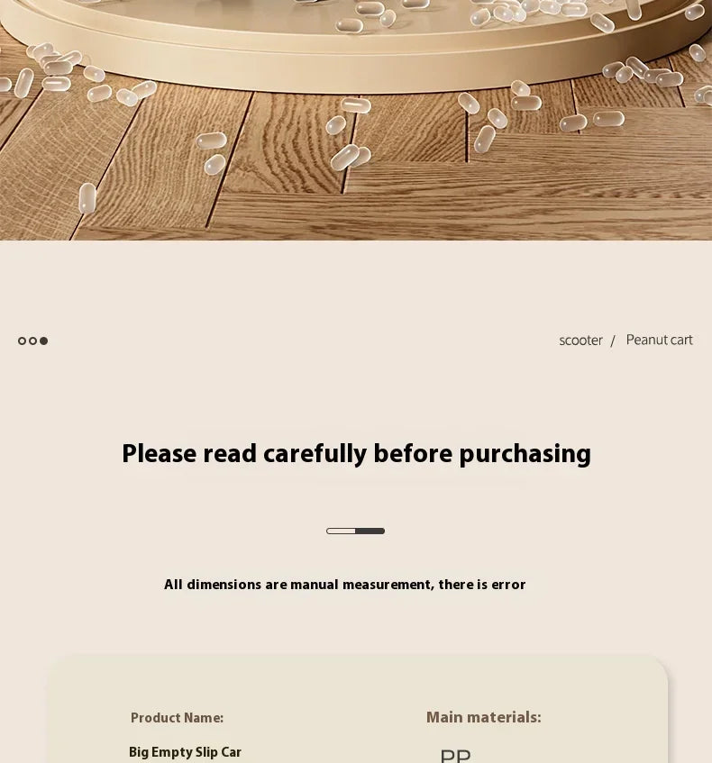 New Children's Riding Toy Peanut Bike Sliding Style 1-3 Year Old Baby Bike Non Pedal Yo Bike Children's Bike Sliding Bike Gift