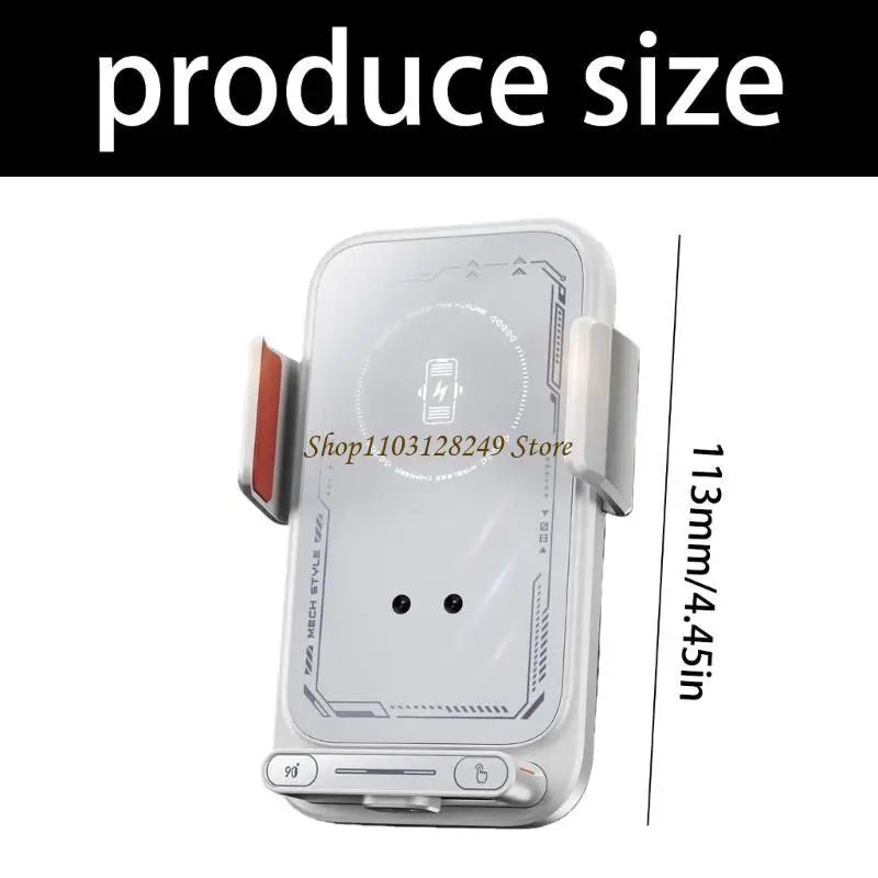 Wireless Charging,Wireless Car Chargers Charging Pad 15W NonSlip Fast Charge for Car Wireless Phone Chargers Mount