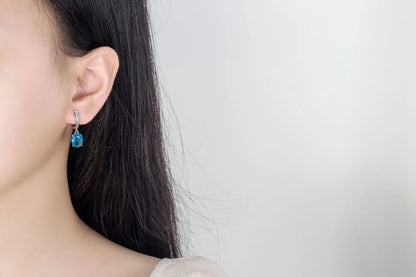 925 Sterling Silver Elegant Women's Jewelry Sets Ellipse Zircon Ring Necklace Earrings Accessories Juwellery Argent 925