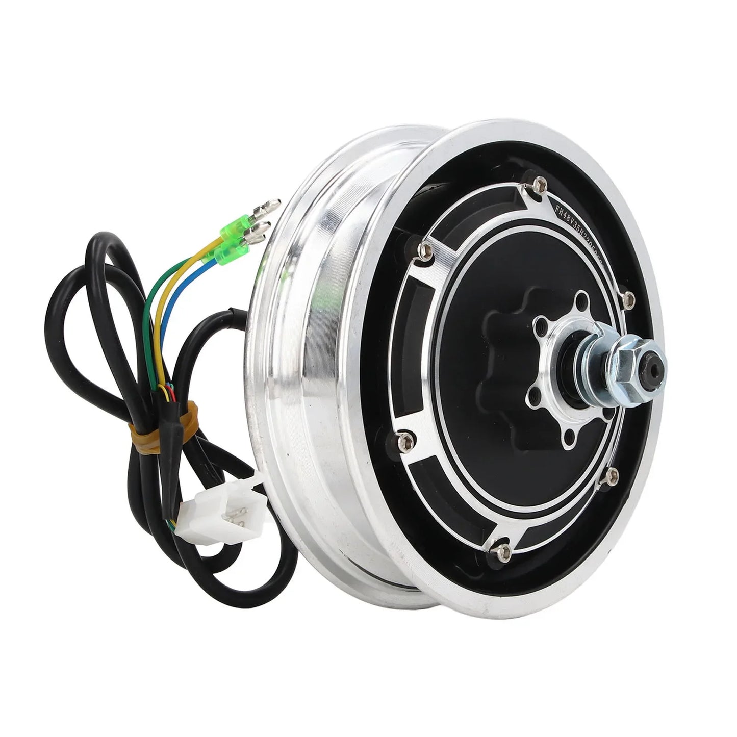 Electric Scooter Hub Motor 48V 1000W Electric Bike Brushless Disc Brake Hub Motor for 10 Inch Outer Tire