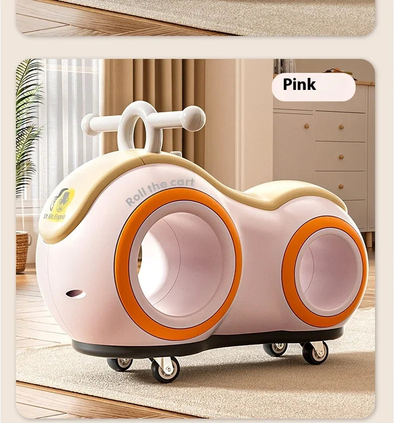 New Children's Riding Toy Peanut Bike Sliding Style 1-3 Year Old Baby Bike Non Pedal Yo Bike Children's Bike Sliding Bike Gift